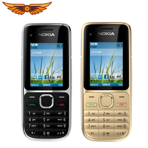 C2-01 móvil Nokia C2-01, Original libre, 1020mAh, 3,15 MP, 3G, compatible con teclado ruso, teclado árabe y teclado hebreo ► Foto 1/6