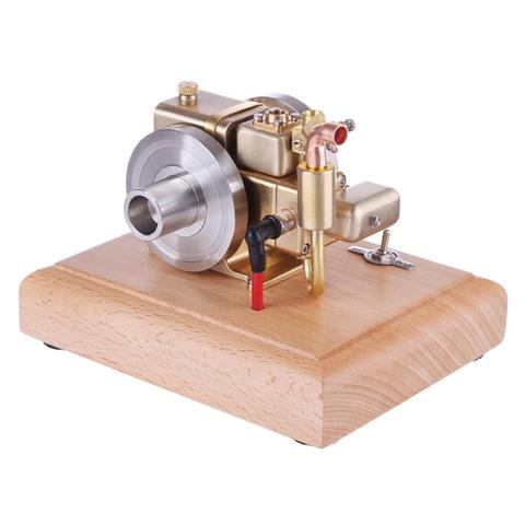 Mini motor de gasolina refrigerado por agua, 2,6cc, con Base de madera como regalo de decoración Personal ► Foto 1/6