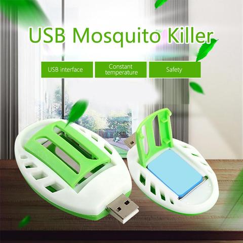 Repelente de insectos portátil, repelente de mosquitos con USB, calentador de incienso de plástico para Control del sueño y el hogar ► Foto 1/6