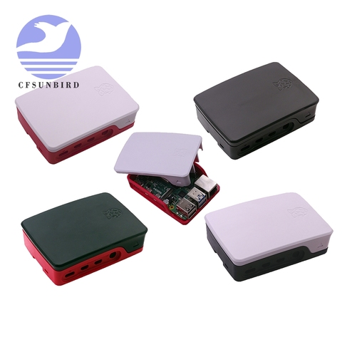 Funda oficial de Raspberry Pi 4, carcasa de ABS, Caja de plástico, color blanco y rojo, para Raspberry Pi 4, modelo B ► Foto 1/6