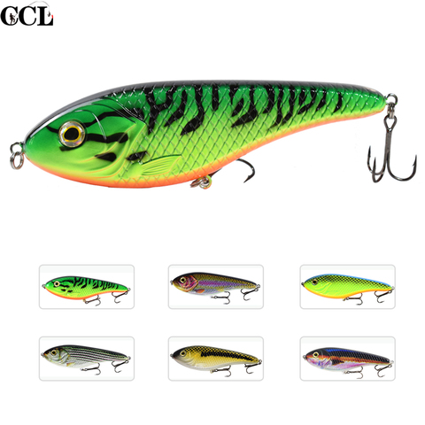 CCLTBA-Señuelos de Pesca Wobblers para juego grande, Lucio para pesca Musky, 15cm, 81g ► Foto 1/6