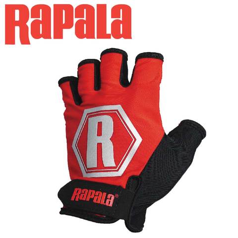 RAPALA-guantes de pesca tácticos de fundición, alta calidad, cómodos, antideslizantes, sin dedos ► Foto 1/5