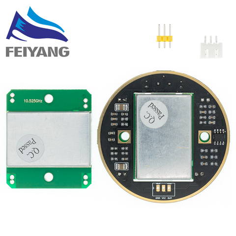 HB100/HB100 X 10.525GHz 2-16M Sensor de microondas Radar Doppler inalámbrico módulo Detector de movimiento para Arduino ► Foto 1/6