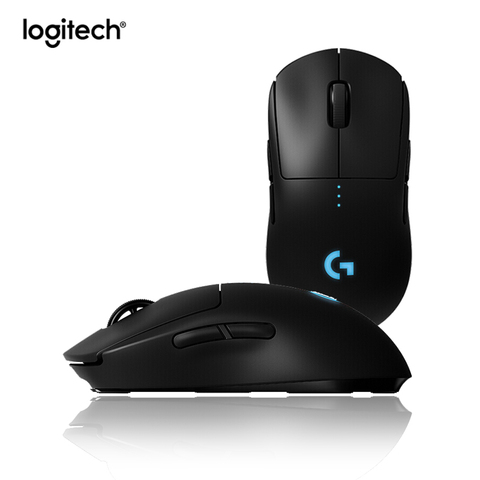 Logitech G PRO RF-ratón óptico inalámbrico para juegos, 16000 DPI, GPRO Led, 8 botones, para PC ► Foto 1/5