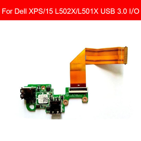 Placa de circuito I/O Original para Dell XPS 15 L502X L501X, USB 3,0, con cable GRWM0 0GRWM0 DAGM6CTB8D0, funciona ► Foto 1/3