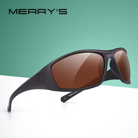 MERRYS-gafas de sol polarizadas para hombre, lentes de sol masculinas para deportes al aire libre, UV400 S9029 ► Foto 1/6