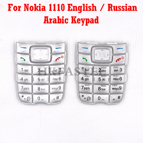 Funda de reemplazo para teléfono móvil Nokia, cubierta de reemplazo con teclado en Inglés/Ruso/Árabe, 1110, nuevo, 1110 ► Foto 1/3