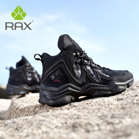 Zapatos de senderismo para hombre RAX, zapatillas de exterior impermeables para invierno, botas de Trekking de cuero para hombre, zapatillas deportivas para senderismo, escalada y caza para mujer ► Foto 1/6