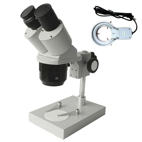30X 60X microscopio Industrial Binocular microscopio estéreo con luz fluorescente Reparación de reloj celular herramienta de reparación de teléfonos ► Foto 1/6