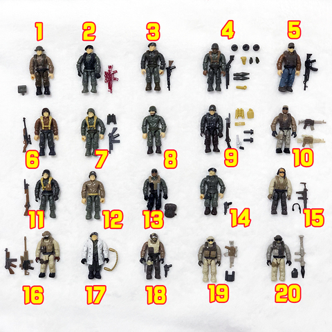 Mega Bloks-figura de acción de Call of Duty para niños, soldado del desierto de la Segunda Guerra Mundial, 1 x nuevo sellado, bloques de construcción, juguete de construcción ► Foto 1/1