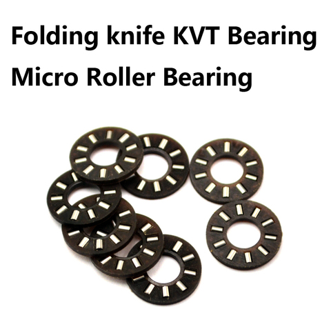 Micro rodamiento de rodillos con bolas de acero inoxidable, piezas y accesorios de cuchillos plegables, rodamiento KVT, 1 par ► Foto 1/1