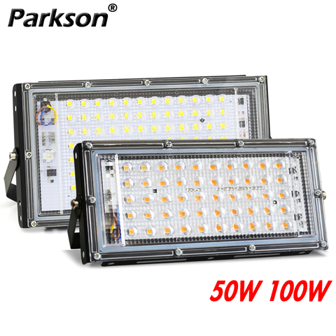 Foco reflector LED de 50W 100W AC 220V, combinación de reflector para exteriores, Panel de luz de inundación para techo, iluminación de cocina ► Foto 1/6