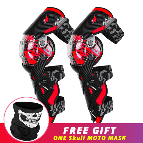 Rodilleras de motocicleta para hombre, equipo Protector de rodilla para Motocross MX DH ► Foto 1/6