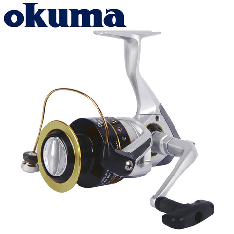 OKUMA-carrete de pesca Original Safina Pro, 6 rodamientos, Ratio 5,0: 1/4.5:1, 4KG-8KG de potencia, resistente a la corrosión, cuerpo de grafito ► Foto 1/6