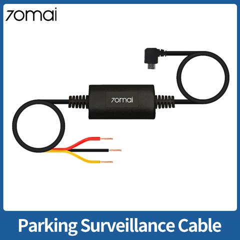 70mai aparcamiento Hardware de Cable Kit de monitorización de Cable de interfaz de Cable para 70mai cámara de salpicadero 4K A800 coche DVR Pro Plus A500 ► Foto 1/6