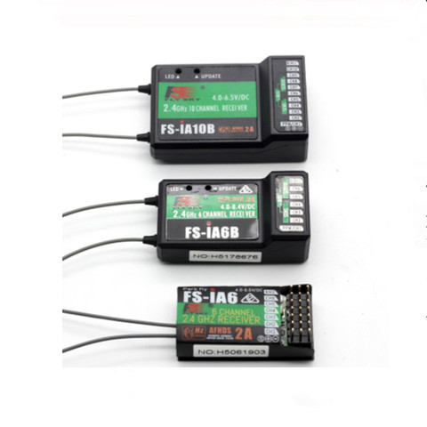 Flysky-Receptor de control remoto Dual Para Flysky FS-IA6/FS-IA6B/FS-IA10B, 6 CANALES, 2,4G, FS-I6, FS-i6, FS-IA10b, 1 Uds. ► Foto 1/6