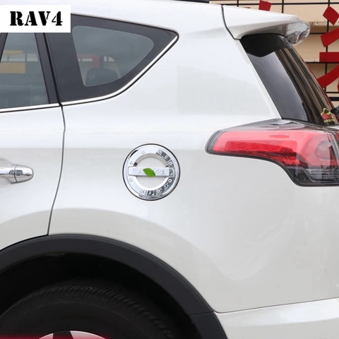 Tapa de tanque de combustible para Toyota RAV4 RAV 4, Panel embellecedor de revestimiento, ABS, cromado, accesorios de estilo de coche, 2014, 2015, 2016, 2017, 2022 ► Foto 1/6