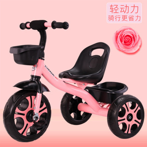 Triciclo de 12 pulgadas para niños, juguete para niños de 1 a 6 años, andador de juguete para ciclismo al aire libre ► Foto 1/6