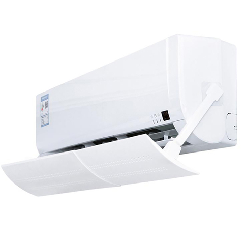 Deflector de viento Universal para aire acondicionado, protector de Deflector antidirecto hueco, cubierta ajustable para parabrisas ► Foto 1/6