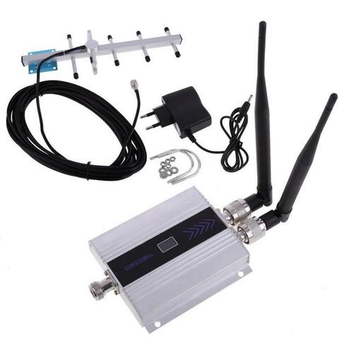 Celular amplificador de señal de teléfono amplificador repetidor de señal de teléfono móvil GSM 900MHz Kit móvil 2G 3G 4G antena Yagi ► Foto 1/6