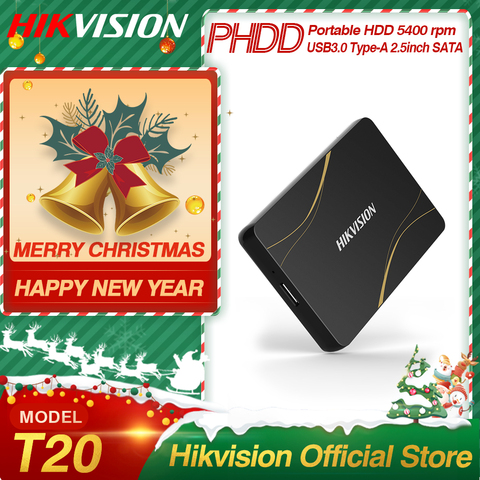 Disco Duro Hikvision HikStorage HDD 1TB, disco duro portátil externo, 2TB HDD USB 3,0, almacenamiento externo móvil tipo A para PC y portátil ► Foto 1/6