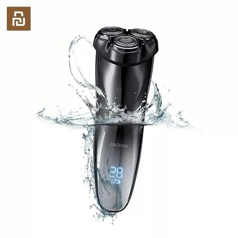 ENCHEN-Afeitadora eléctrica Blackstone 3, Triple hoja 3D, maquinilla de afeitar flotante, lavable, recargable por USB ► Foto 1/6