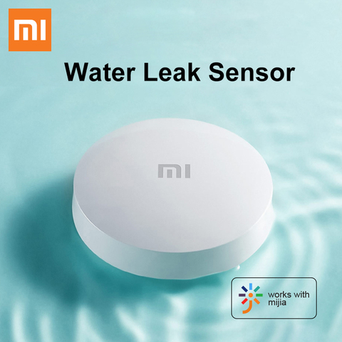 Xiaomi-Sensor de fugas de agua Mi, Detector de fugas de agua impermeable para el hogar, alarma remota, Sensor de remojo de seguridad que funciona con la aplicación Mijia ► Foto 1/6