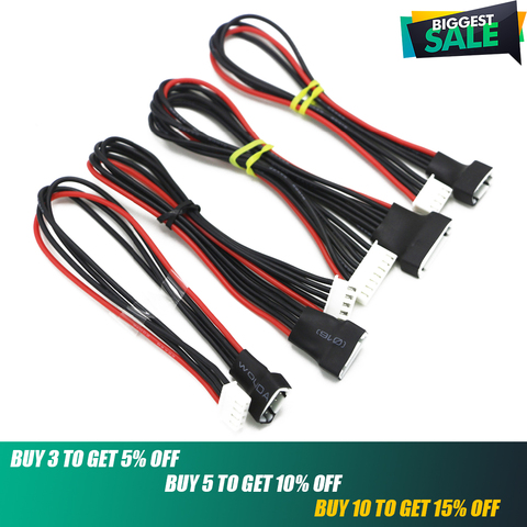 5 unids/lote JST-XH 2 S/3 S/4S/6 s 20 cm 22AWG Lipo extensión equilibrio hilo cargado Cable cuerda del plomo para RC cargador de batería ► Foto 1/5