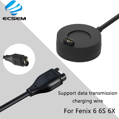 Conector de carga USB para Garmin fenix 6 6s 6x, cable de carga magnética, transmisión de datos, adaptador de corriente para tactix Delta Solar ► Foto 1/6