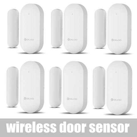 DIGOO HOSA-Sensor de alarma para puerta y ventana inalámbrico, 433MHz, Kit de sistema de seguridad para casa inteligente, compatible con HOSA HAMA ► Foto 1/6