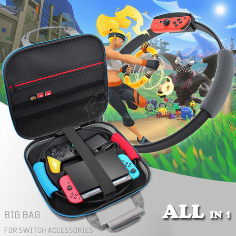 Nitdoswitch-anillo Con bolsa para Nintendo Switch, accesorios y consolas Estuche de transporte ► Foto 1/6