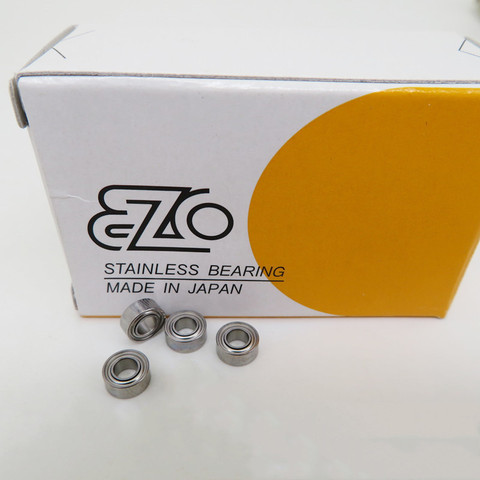 10 Uds original de Japón EZO rodamiento de acero inoxidable SMR74ZZ 4*7*2,5mm S674ZZ DDL-740ZZ de alta precisión rodamientos de bolas en miniatura ► Foto 1/2