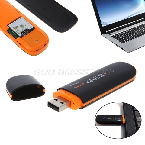 Tarjeta de Internet inalámbrica 3G, cuidado, HSDPA, USB STICK, módem SIM de 7,2 Mbps, adaptador de red inalámbrico 3G con tarjeta SIM TF, envío directo ► Foto 1/6