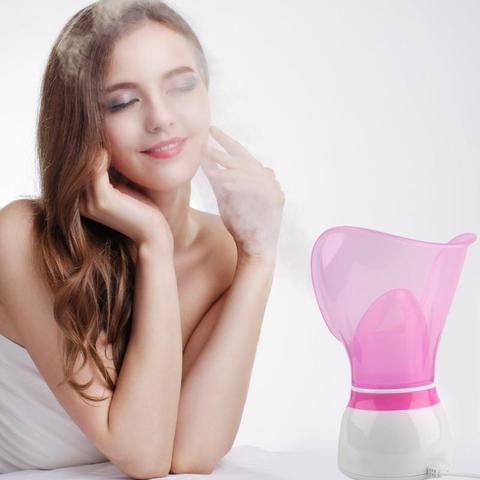 Vaporizador Facial para limpieza Facial profunda, vaporizador de vapor para Spa, Sauna, con adaptador ► Foto 1/6