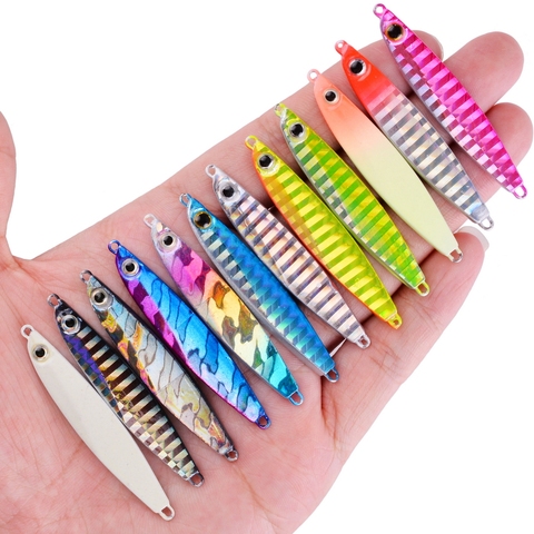 Señuelo de Metal para pesca, cebo de plomo, 7g -30g, señuelo para pesca vertical, cuchillo Paillette Wobbler, cebo duro Artificial, señuelo de Jigging, 1 Uds. ► Foto 1/6