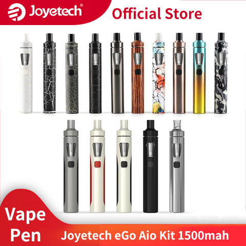 100% original Joyetech eGo AIO Kit con 2 ml tanque construir en 1500 mAh batería 0.6ohm BF SS316 Vape pluma cigarrillo electrónico ► Foto 1/6