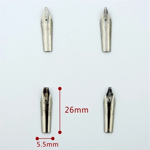 Talón cursiva/0,7/1,1/1,5/1,9/2,5/2,9 MM plumilla para estilográfica para Jinhao 992 991 tiburón 150 51A Tinta de bolígrafo, papelería de oficina la escuela, la ► Foto 1/3