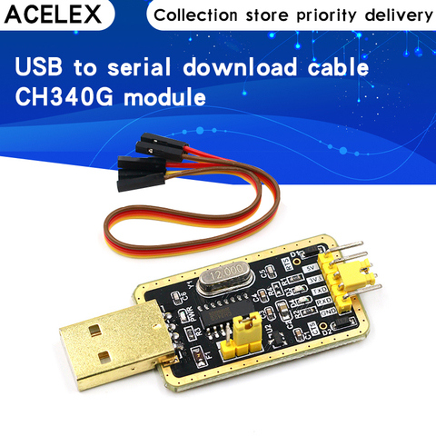 Módulo CH340 en lugar de PL2303, CH340G, RS232 al módulo TTL, puerto USB de actualización a serie en nueve placas de cepillo para arduino Diy Kit ► Foto 1/5