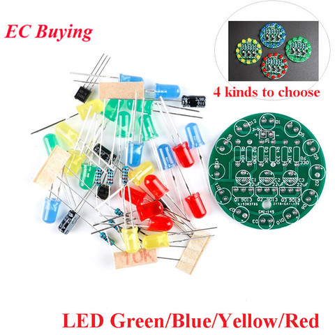 Kit de lámpara LED de agua, componente electrónico, placa de práctica de soldadura, piezas de producción para aprendizaje ► Foto 1/6