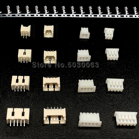 Sest 1,25mm paso recto 2/3/4/5/6/7/8/9 /10/11/12P pin 1,25-T Kit de Terminal de conector de cable/carcasa/conector Pin adaptador de Bluetooth ► Foto 1/6