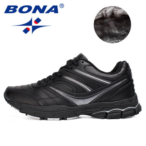 BONA-Zapatillas de piel de acción para Hombre, zapatos informales cálidos de felpa, calzado de ocio, novedad de 2022 ► Foto 1/4