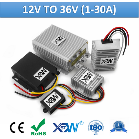 XWST-Convertidor de potencia de impulso de 12v a 36v, convertidor de CC a CC, estabilizador de 36vdc, 1A, 3A, 5A, 10A, 20A, 30A, módulo de voltaje de salida ► Foto 1/6