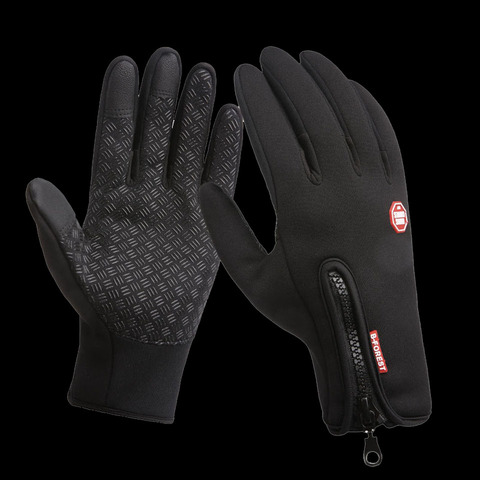 WALK FISH-guantes de pesca de dedo completo, antideslizantes, impermeables, transpirables, de cuero, cálidos, para Fitness, accesorios de pesca de carpa, Invierno ► Foto 1/6