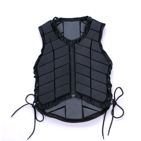 Chaleco ecuestre de seguridad para exteriores, chaleco para montar en caballo acolchado EVA, Protector corporal, negro, Unisex ► Foto 1/6