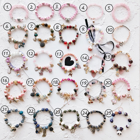 Pulseras retro bohemias con cuentas de cristal y piedra natural para mujer, Joyería Moderna, 2022 ► Foto 1/6