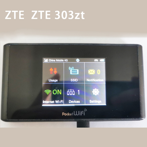 ZTE-módem de bolsillo desbloqueado para uso en el hogar, enrutador WiFi inalámbrico 4g, 165Mbps, LTE, categoría 4, 303zt ► Foto 1/6