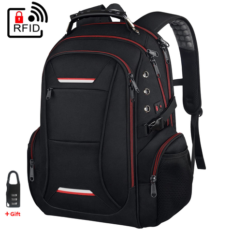 Mochilas para portátil antirrobo RFID de 15,6 pulgadas, mochila impermeable multifunción para hombre, mochila para hombre, mochila de viaje para Notebook ► Foto 1/6