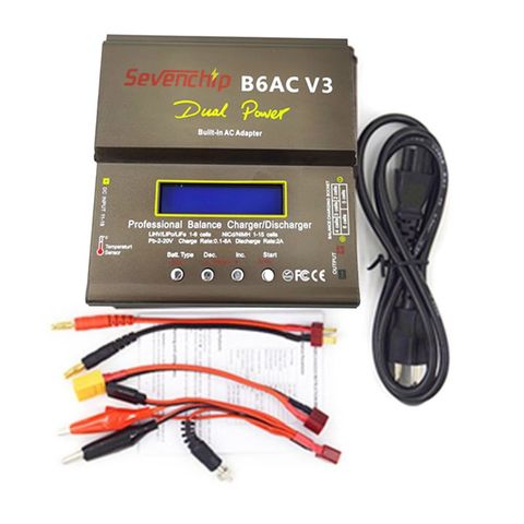 Batería de litio B6AC V3 AC Nimh Nicd, descargador de equilibrio con pantalla LCD Digital ► Foto 1/6