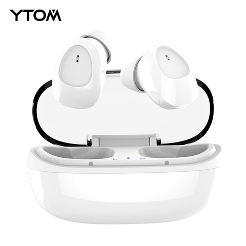 Llave de contacto más pequeño Bass Mini Bluetooth inalámbrico verdadero 5,0 auriculares estéreo TWS HD auriculares estéreo para xiaomi iphone huawei ► Foto 1/6