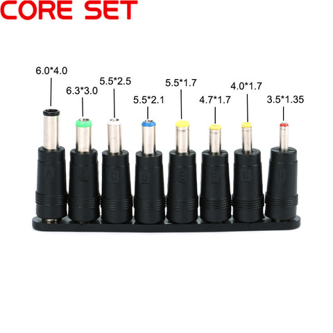 8 unids/set 5,5x2,1mm Universal hombre Jack dc conector para enchufes DC adaptador de potencia AC de Cables de ordenador conectores portátil ► Foto 1/6